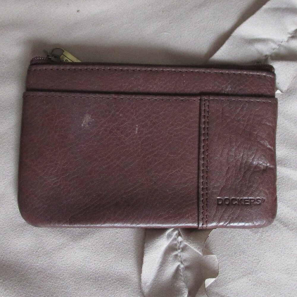 leather ID card purse